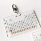 아크릴 원소주기율표 키링 화학 원소 기호 과학교구