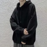 후드티 남성 루즈핏 기모 긴팔 티셔츠 2컬러