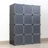 DIY 복합 선반 수납장(8칸) (105x140cm) / 조립식옷장