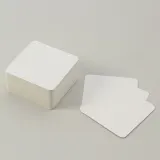 아트페이퍼 캘리그라피 양면 무지 종이카드 100매 8x8