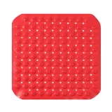 타일흡착 미끄럼방지 욕실매트(47x47cm) (레드)