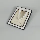 화이트톤 직사각쇼핑백 투명 세로 종이가방 소