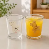 거꾸로 동물 캐릭터 유리컵