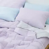 해피니 이불 파르페 여름 순면 리플 누비 슈퍼싱글 SS (블루베리)
