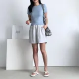 4부 무지 베이직 반바지 허리밴딩 여름 츄리닝