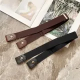 허리조절 남녀공용 고탄력 버클없는 고무벨트 허리띠