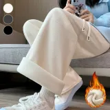 겨울 와이드 팬츠 골덴 바지 밴딩 골듀로이 방한복