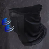 블랙 메쉬 스포츠 냉감 마스크 풀콜드 안면 가리개