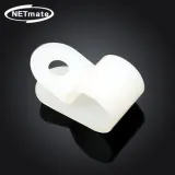 NETmate 케이블 정리용 클램프 7 9mm 화이트 100EA