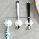 흡착식 심플 칫솔걸이 벽걸이칫솔꽂이 욕실용품