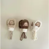 -당일배송- 곰돌이 뽀글이 장갑 유아장갑 아동벙어리장갑