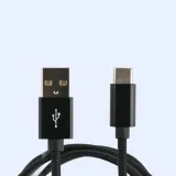 핸드폰 충전 케이블 C타입 USB2.0 변환케이블 블랙 2M