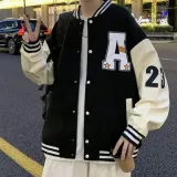 블루 야구 점퍼 단체 자켓 블루종 얇은 간절기 아우터