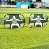 접이식 원터치 이동식 골네트 2in1 골대 네트 골망