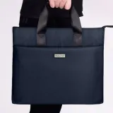 패브릭 서류가방 블루 심플서류가방