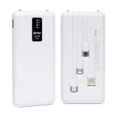 액센 보조배터리 플레이고 4in1 탈부착 케이블 10000mAh (B411)
