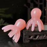 머리 두피 지압기 문어 모양 괄사 셀프 목 어깨 마사지