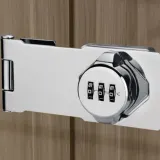 도어락 패스워드 잠금 보안 도난방지 비밀번호 자물쇠 (실버180도) DP66957