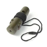 7in1 LED 나침반 호루라기 호신용 생존도구반사경