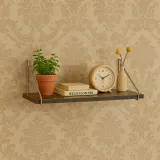 공간데코 벽선반 (40x15cm) (월넛) 무타공선반