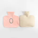레터링 보온 물주머니(800ml) (핑크)/ 겨울 보온팩