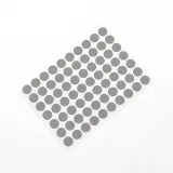10mm 컬러 원형 스티커 60매(그레이) 문구스티커