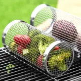캠핑 바비큐 원통 그릴(30cm) BBQ통