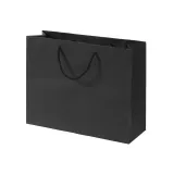 무지 가로형 쇼핑백(블랙)(35x26cm)/종이쇼핑백