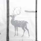 사슴 문 모기장(90x210cm)(그레이) 방충망