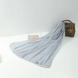 말레이시아 단색 도자기 다이아몬드 스카프 얇은 히잡