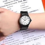 수능시험용 무소음 학생 손목시계 커플 아날로그 저소음 무음