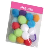 1000 퐁퐁 30mm 미술놀이재료 솜방울 솜털공