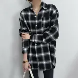 체크 트렌디 여성 2컬러 셔츠