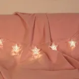 10구 USB LED 화이트별 가랜드 전구 감성 줄조명