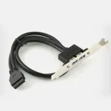USB 포트 3.0 20핀 USB 커넥터 확장 젠더 50CM