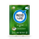 깨끗한나라 천연펄프 순수 프리미엄명가 두루마리화장지 30롤
