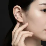 귀를 뚫지 않는 진주 별 유티크 2종 세트 이어커프