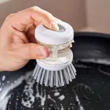 주방수세미 설거지솔 자동세제 푸쉬형