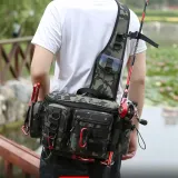 워킹 루어 가방 낚시 웨이스트 슬링백 밀리터리