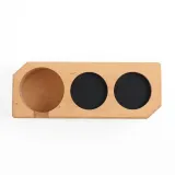 바리스타 우드 탬퍼받침대 커피 포터필터 거치대 58mm