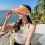 여성 썬캡 돌돌이모자 휴가용 버킷햇 등산 벙거지모자 햇빛가리개 여름모자