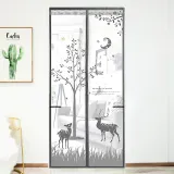 사슴 문 모기장(100x200cm)(그레이)방충망