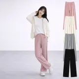 여성 와이드 밴딩 트레이닝 바지