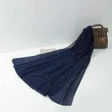 말레이시아 단색 도자기 다이아몬드 스카프 얇은 히잡