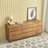 디포랙 3단 원목 서랍장 1800 G2012