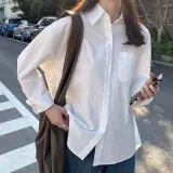여성 셔츠 루즈핏 블라우스 긴팔 남방 봄 가을 여름 데일리 상의