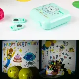 민트 파티빔 생일 축하 배경 장식 풍선 기념일 용품