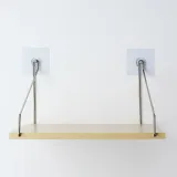 공간데코 벽선반 (30x19.5cm)(내추럴우드) 무타공선반