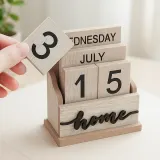 HOME 인테리어 우드달력 아날로그 감성 만년캘린더