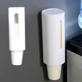 종이컵디스펜서 1단 홀더 수거함 보관 걸이